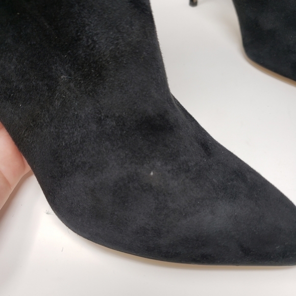 NWOT SAM EDELMAN Oleana suede booties with faux fur - Picture 8 of 8